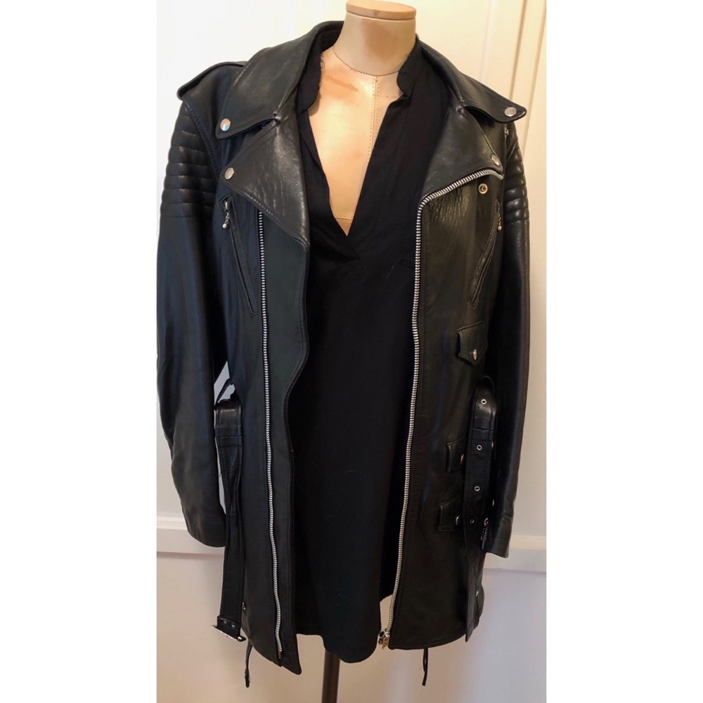 Comme des Garcon/Comme Des fous Vintage Leather Motorcycle Coat.
